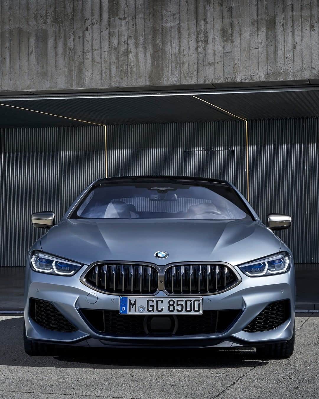 BMWのインスタグラム：「Be beguiled by superior beauty.  The first-ever BMW 8 Series Gran Coupé. #THE8 #BMW #8Series __ BMW M850i xDrive Gran Coupé: Fuel consumption in l/100 km (combined): 10.0 – 9.9. CO2 emissions in g/km (combined): 229 – 226.  Acceleration (0-100 km/h): 3.9 s. Power: 390 kW, 530 hp, 750 Nm. Top speed (limited): 250 km/h. Paint finish shown: BMW Individual Frozen Bluestone metallic.  The values of fuel consumptions, CO2 emissions and energy consumptions shown were determined according to the European Regulation (EC) 715/2007 in the version applicable at the time of type approval. The figures refer to a vehicle with basic configuration in Germany and the range shown considers optional equipment and the different size of wheels and tires available on the selected model. The values of the vehicles are already based on the new WLTP regulation and are translated back into NEDC-equivalent values in order to ensure the comparison between the vehicles. [With respect to these vehicles, for vehicle related taxes or other duties based (at least inter alia) on CO2-emissions the CO2 values may differ to the values stated here.] The CO2 efficiency specifications are determined according to Directive 1999/94/EC and the European Regulation in its current version applicable. The values shown are based on the fuel consumption, CO2 values and energy consumptions according to the NEDC cycle for the classification. Further information on official fuel consumption figures and specific CO2 emission values of new passenger cars is included in the following guideline: 'Leitfaden über den Kraftstoffverbrauch, die CO2-Emissionen und den Stromverbrauch neuer Personenkraftwagen' (Guide to the fuel economy, CO2 emissions and electric power consumption of new passenger cars), which can be obtained free of charge from all dealerships, from Deutsche Automobil Treuhand GmbH (DAT), Hellmuth-Hirth-Str. 1, 73760 Ostfildern-Scharnhausen and at https://www.dat.de/co2/.」