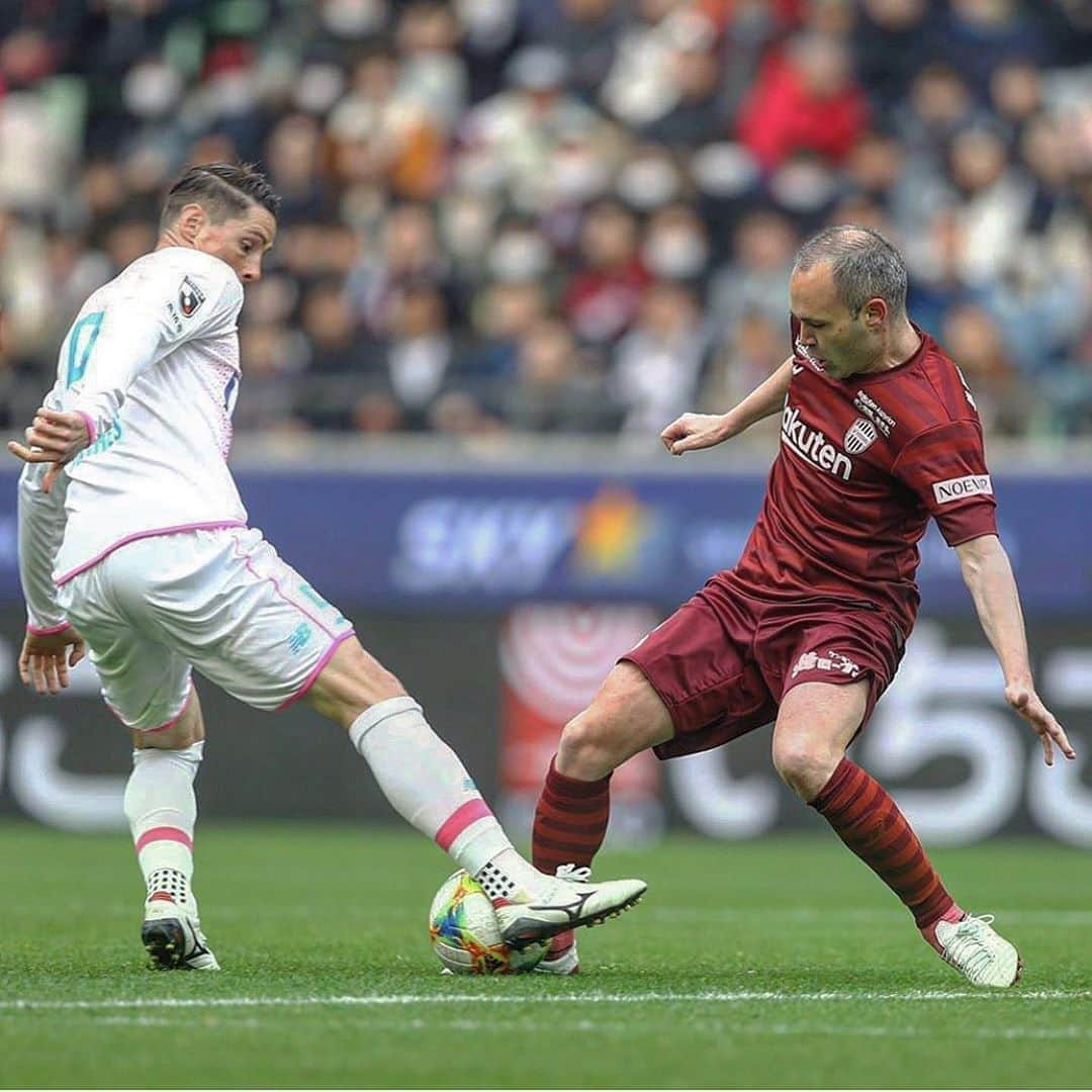 フェルナンド・トーレスのインスタグラム：「One last battle ... @sagantosu_official @visselkobe」