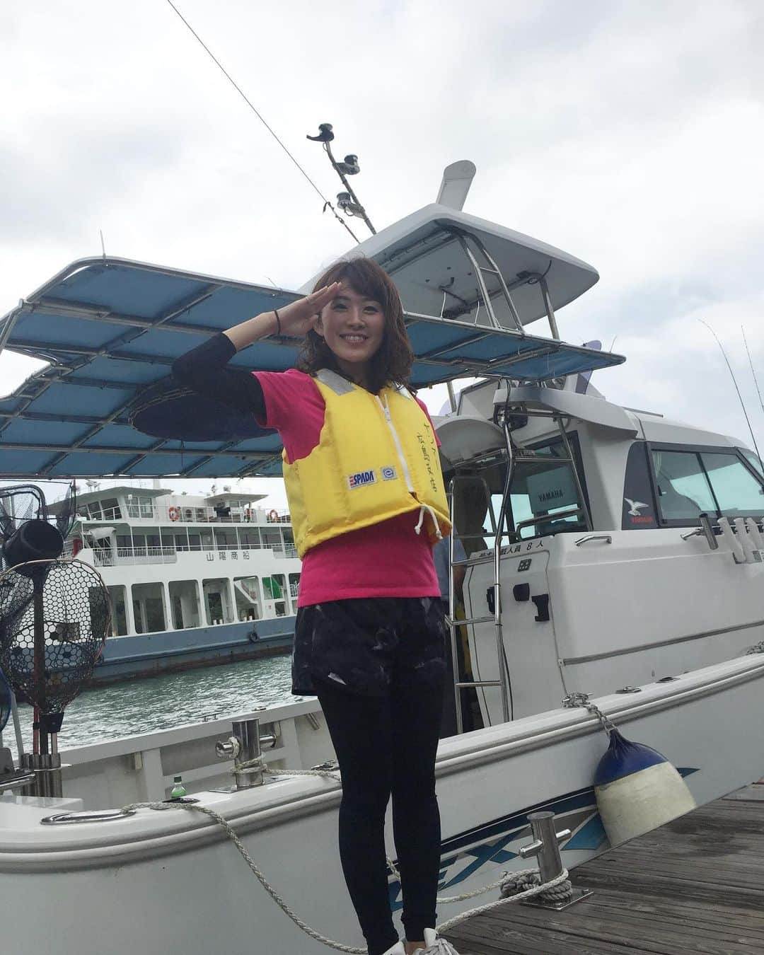 久保田夏菜さんのインスタグラム写真 - (久保田夏菜Instagram)「雨もあがり、予定通り出船！！！ 久保田夏菜と「マリンチック街道 竹原」を巡るツアー！！！ 行ってきまっすーーー！！！ 操船がんばるべー！  #CtoSea #アンバサダー #瀬戸内‬ #中国運輸局 #小型船舶 #免許 #マリンチック街道 #竹原 #海の駅 #同乗者募集」8月23日 11時22分 - kanakubota0805