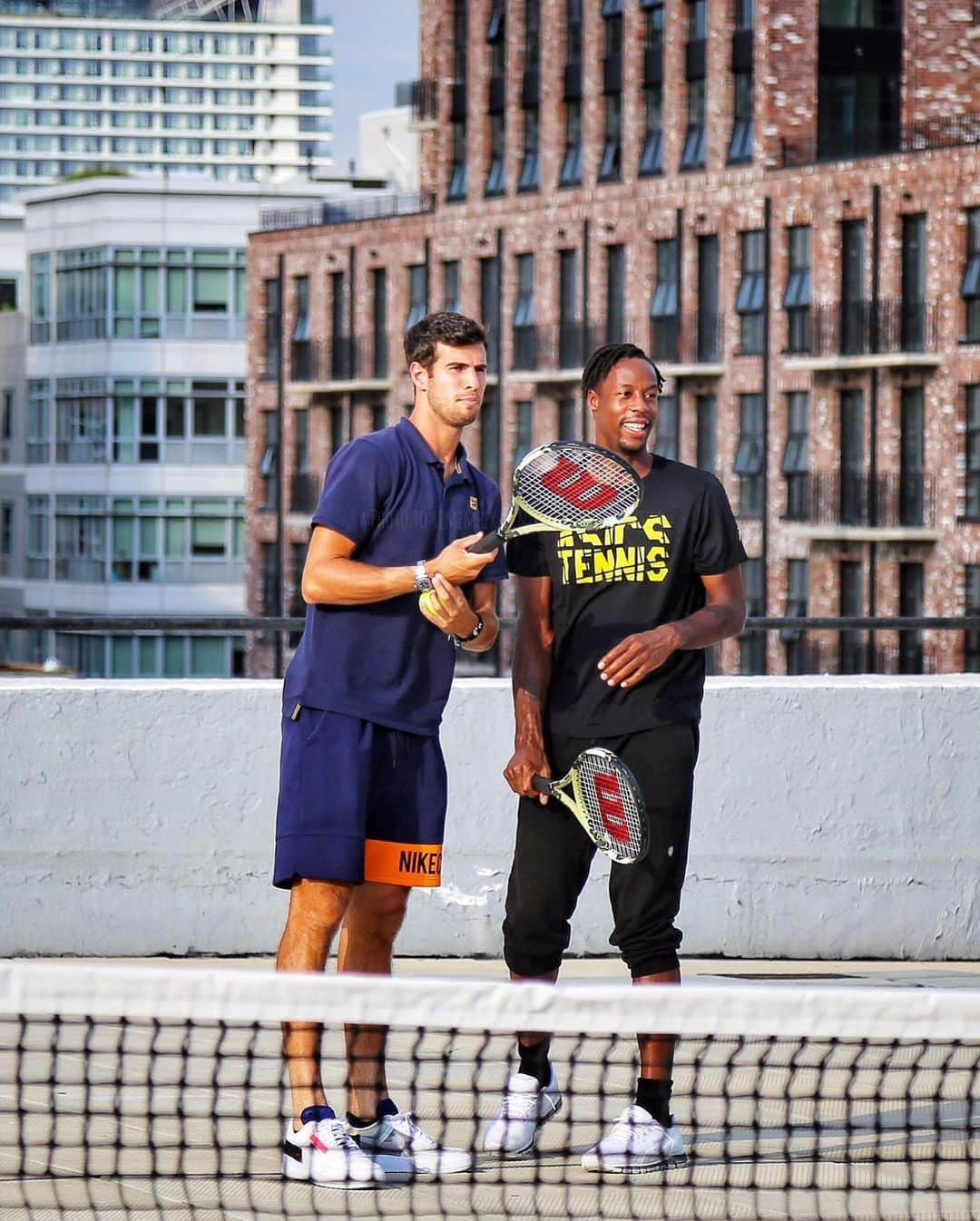 カレン・ハチャノフさんのインスタグラム写真 - (カレン・ハチャノフInstagram)「At the Wilson X Bape event presenting new limited edition racket..just 300 pieces! @wilsontennis @bape_us  Who wants one?🤔🤗 // На презентации новой лимитированной ракетки Wilson X Bape ..выпустили всего 300 штук! Кто хочет такую?🤔🤗 #Wilson #Bape #Collaboration #BapeXWilson」8月23日 12時03分 - karenkhachanov