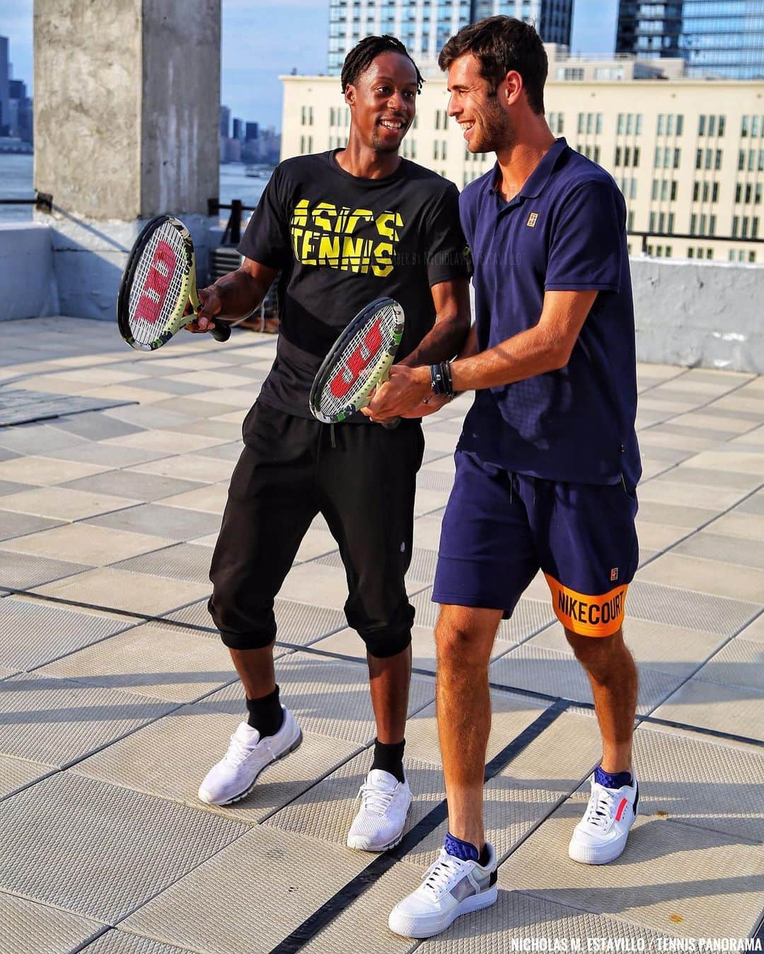 カレン・ハチャノフさんのインスタグラム写真 - (カレン・ハチャノフInstagram)「At the Wilson X Bape event presenting new limited edition racket..just 300 pieces! @wilsontennis @bape_us  Who wants one?🤔🤗 // На презентации новой лимитированной ракетки Wilson X Bape ..выпустили всего 300 штук! Кто хочет такую?🤔🤗 #Wilson #Bape #Collaboration #BapeXWilson」8月23日 12時03分 - karenkhachanov