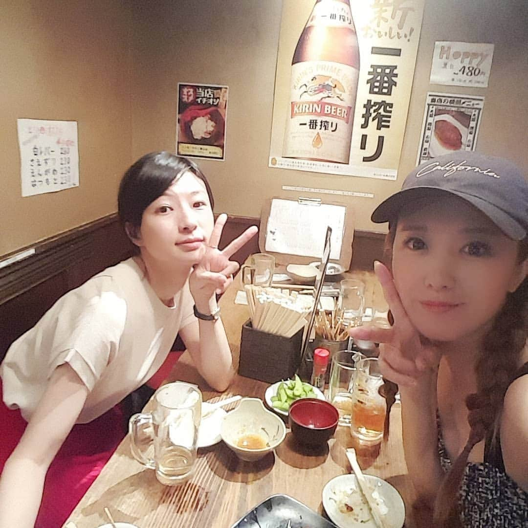 長江愛美さんのインスタグラム写真 - (長江愛美Instagram)「Nicky🌈 本日、仲良しさーやと山田ジャパン劇団員の姉妹ちゃんが観に来てくれました❤ HEYポール組❤嬉しい❤❤❤ 終演後、さくっと３人でごはん🍴 美味しかったし、楽しかった🌈 本当にありがとうでした😭✨ #Nicky# #ニッキー#ミュージカル#さーや#姉妹ちゃん#ありがとう」8月24日 1時45分 - manamin.512