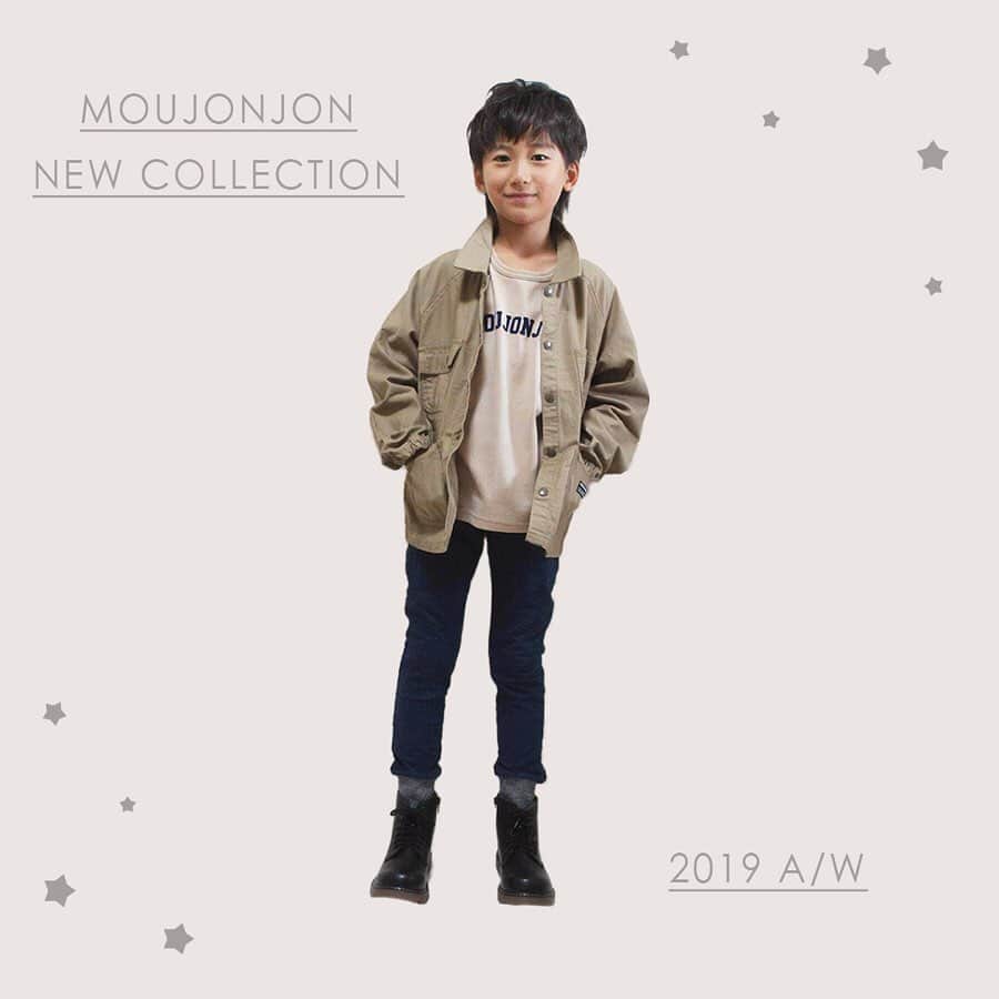 こどもの森e-shopさんのインスタグラム写真 - (こどもの森e-shopInstagram)「ㅤㅤ ㅤㅤㅤ 🐘 𝕞𝕠𝕦𝕛𝕠𝕟𝕛𝕠𝕟 140cm 取扱い増えました◯ ㅤ moujonjonではこの秋の新作商品から 140cm取扱いラインナップが大幅に増えました！😆♥︎ ㅤ 元気でポップなmoujonjonですが コーデ次第でお兄ちゃんでもクールに決まります☝🏽 ㅤ こちらはミリタリーテイストのジャケットで アースカラーを基調にシンプルにまとめました♩ ㅤ パンツはデニムのように見える 柔らかくて履きやすいデニムニット素材なので 元気なお兄ちゃんでもストレスなくお洒落を楽しめます👖✨ ㅤ M50100 ジャケット (90～140cm)\3900+tax M50804 Ｔシャツ (80～140cm)\1500+tax (近日入荷予定) M51004 パンツ (80～140cm)\1900+tax ㅤ ㅤ #こどもの森eshop #こどもの森 #丸高衣料 #moujonjon #ムージョンジョン #daddyohdaddy #ダティオダディ #Caldia #カルディア #studiomini #スタジオミニ #kidszoo #キッズズー #donkeyjossy #ドンキージョッシー #子供服 #こどもふく #プチプラ #キッズコーデ #キッズファッション」8月23日 18時03分 - kodomonomori_eshop