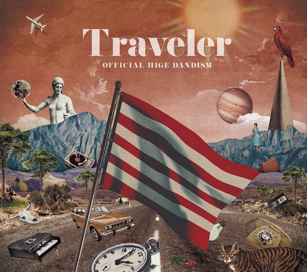 Official髭男dismさんのインスタグラム写真 - (Official髭男dismInstagram)「NEW ALBUM 「Traveler」 初回限定盤(CD+Live DVD / Blu-ray)  10.09 OUT」8月23日 19時58分 - officialhigedandism