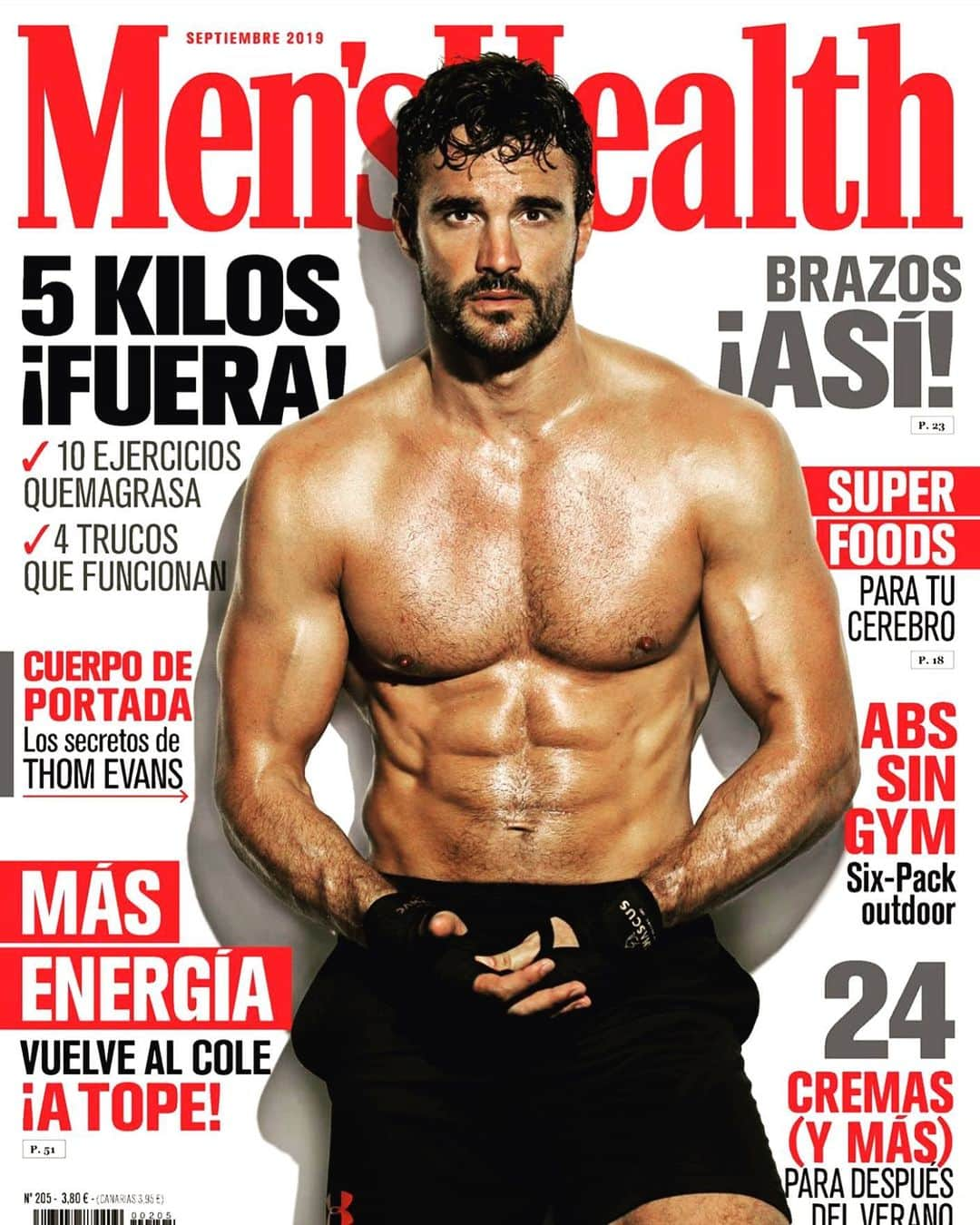 トム・エバンスさんのインスタグラム写真 - (トム・エバンスInstagram)「Very honoured to grace the cover of @menshealthesp this month 🤙🏻Muchas Gracias 🇪🇸」8月23日 20時48分 - te11