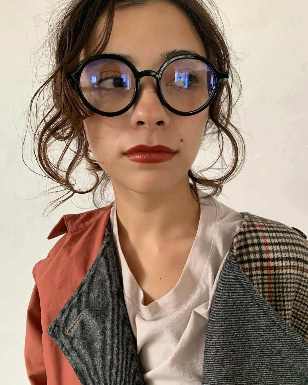 まつだみらいさんのインスタグラム写真 - (まつだみらいInstagram)「off-shot 💄👓❤️bouちゃん」8月23日 21時03分 - mira0911