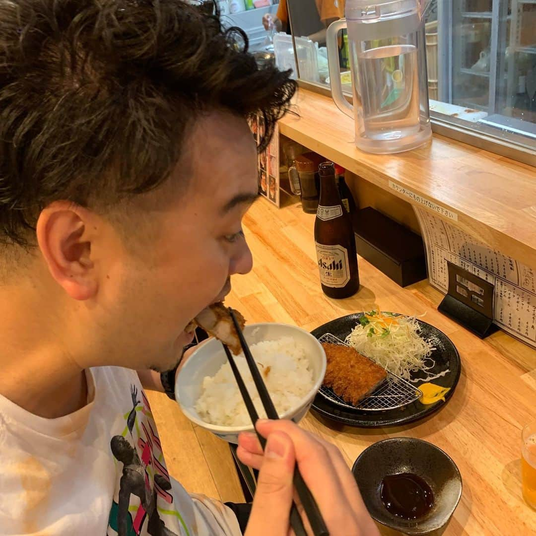 渡邉裕規さんのインスタグラム写真 - (渡邉裕規Instagram)「とんかつ食べたくなったら美濃屋です。 #とんかつ #美濃屋 #大塚駅北口 #世田谷学園 #野球部 #ジェニ」8月23日 22時02分 - onabe.13