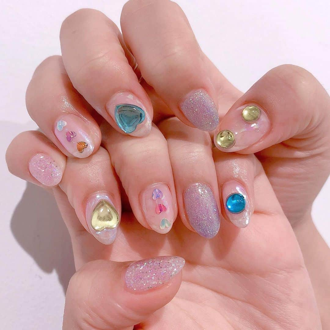 本村碧唯さんのインスタグラム写真 - (本村碧唯Instagram)「#newnail  オーロラキラキラうるつやかわいい」8月23日 22時29分 - aoi0531.m