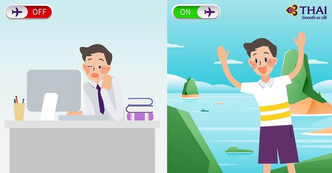 タイ航空のインスタグラム
