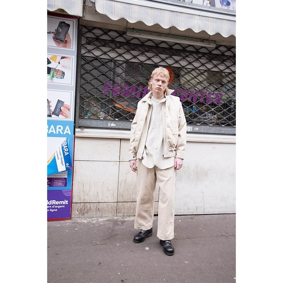 KUROのインスタグラム：「KURO 19aw collection #indigo #denim #kurodenim #nyfw #pfw」