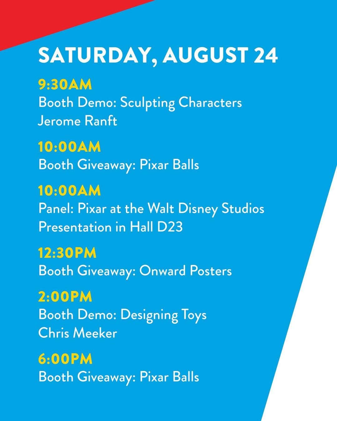 Disney Pixarさんのインスタグラム写真 - (Disney PixarInstagram)「Directive: Visit the Pixar Booth at #D23Expo! What are you most looking forward to seeing this weekend?」8月23日 23時01分 - pixar
