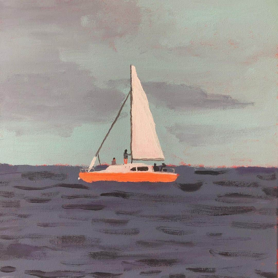 Jean Jullienさんのインスタグラム写真 - (Jean JullienInstagram)「⛵️」8月23日 23時29分 - jean_jullien