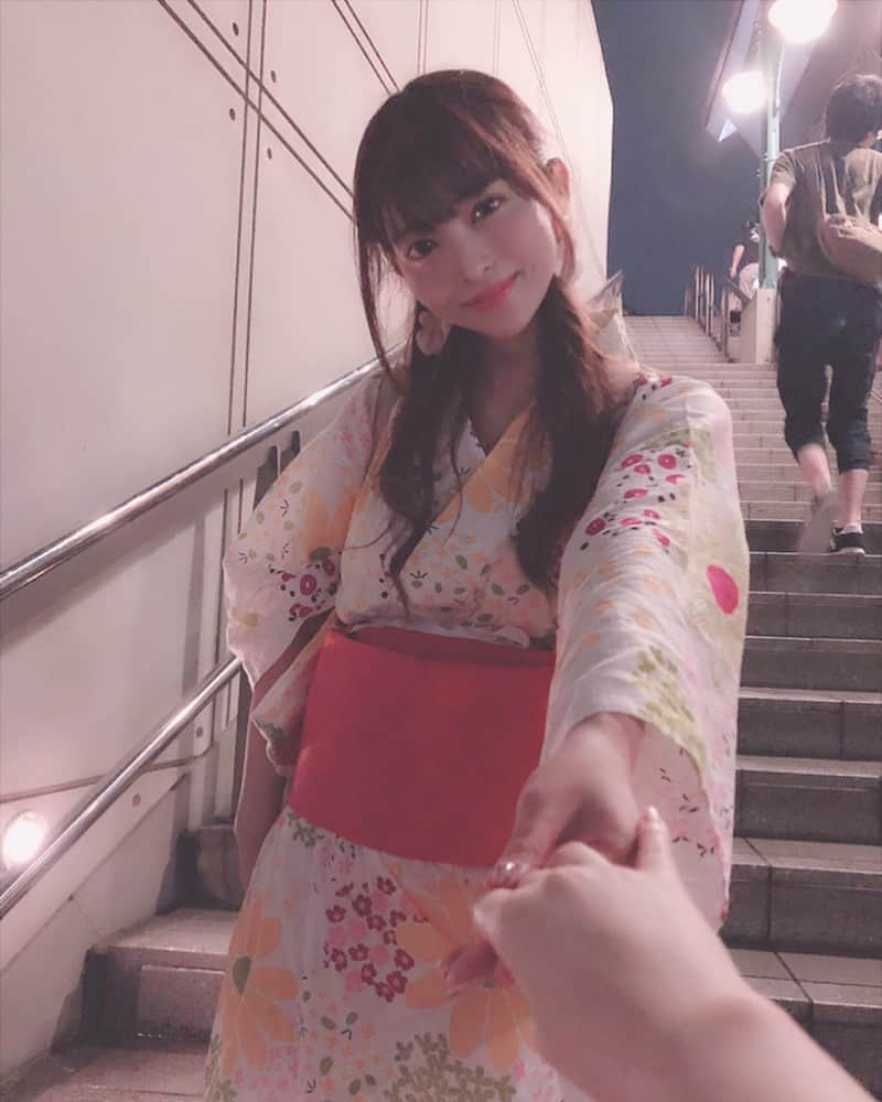 のインスタグラム：「あそぼっ💓  #disney #浴衣 #デート #❤️ #happy」