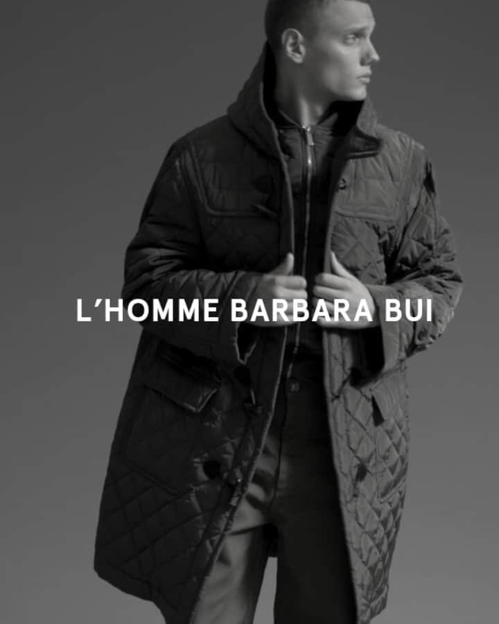のインスタグラム：「L'HOMME BARBARA BUI Un vestiaire cool teinté de rock à découvrir dès Septembre.  @dusan.latinski shot by @ecoutecherie  #LHommeBarbaraBui #BarbaraBuiFW19 #comingsoon」