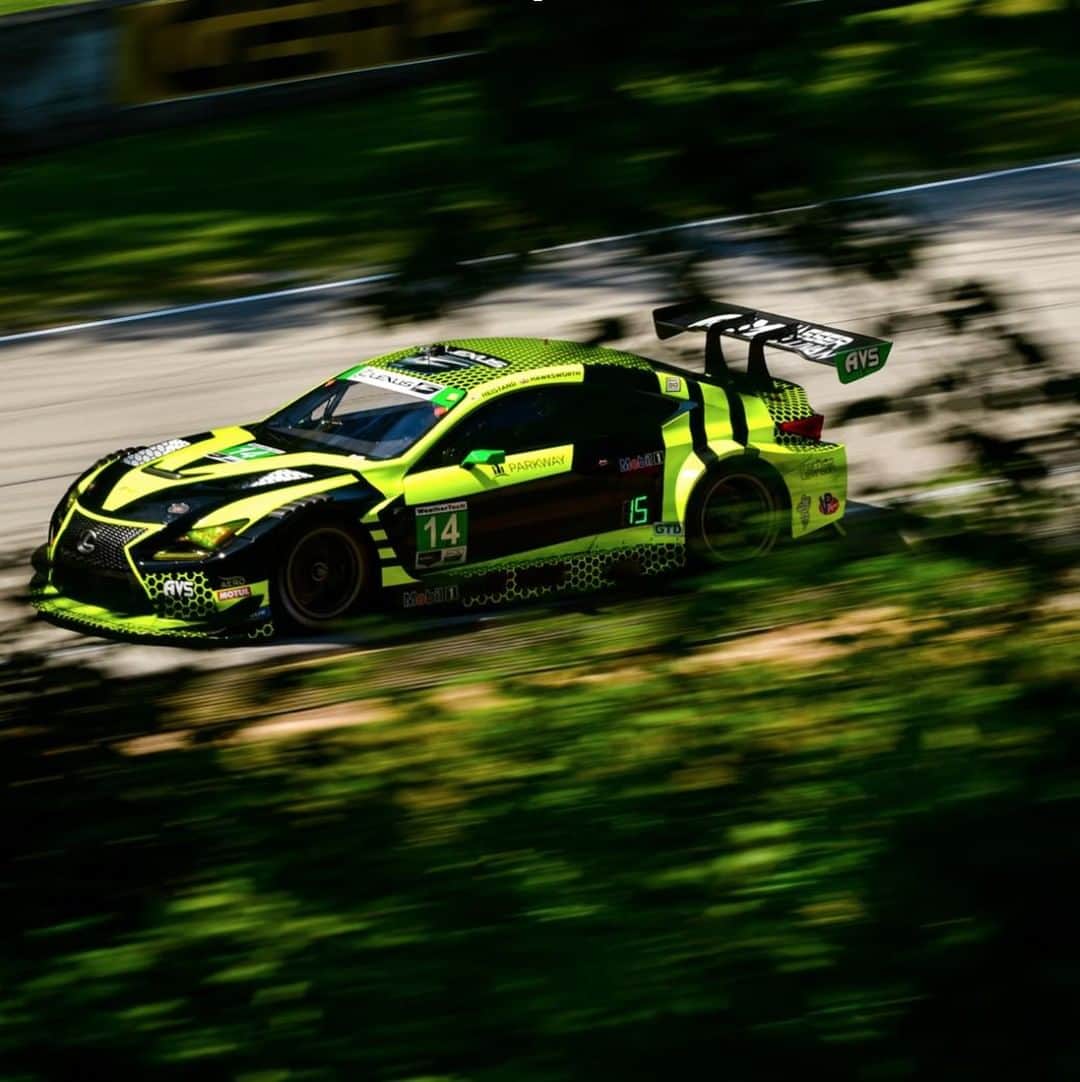 Lexus USAのインスタグラム：「This weekend is for exhilarating intensity. #BecauseRacecar #IMSA #MichelinVIR @avsautosport @lexusracingusa」