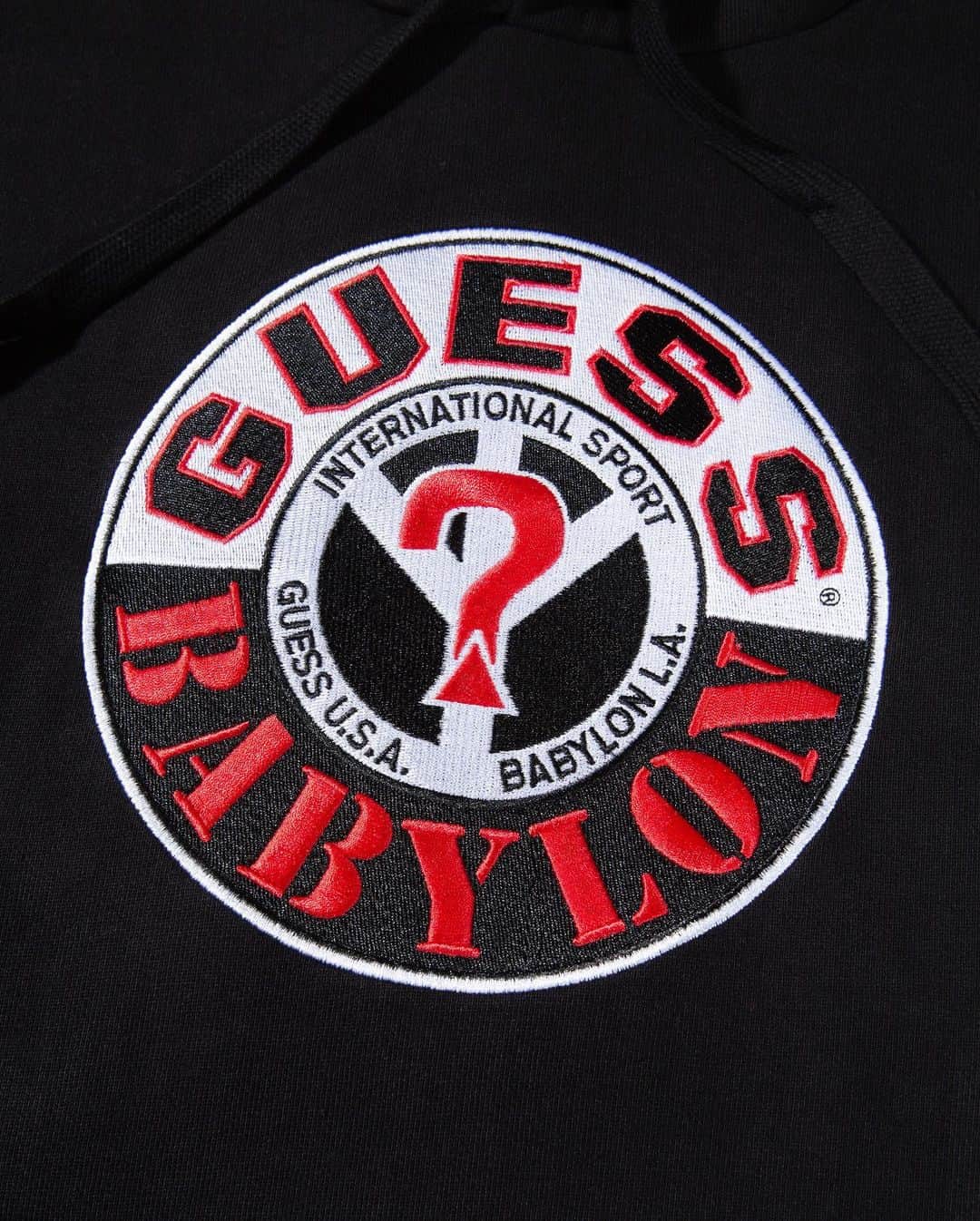 Babylon LAさんのインスタグラム写真 - (Babylon LAInstagram)「Babylon x Guess hoodie available this weekend at a 2 day pop up in downtown Los Angeles. Register at: www.guessjeans.com/LOT5 to attend.」8月24日 3時25分 - babylon.la