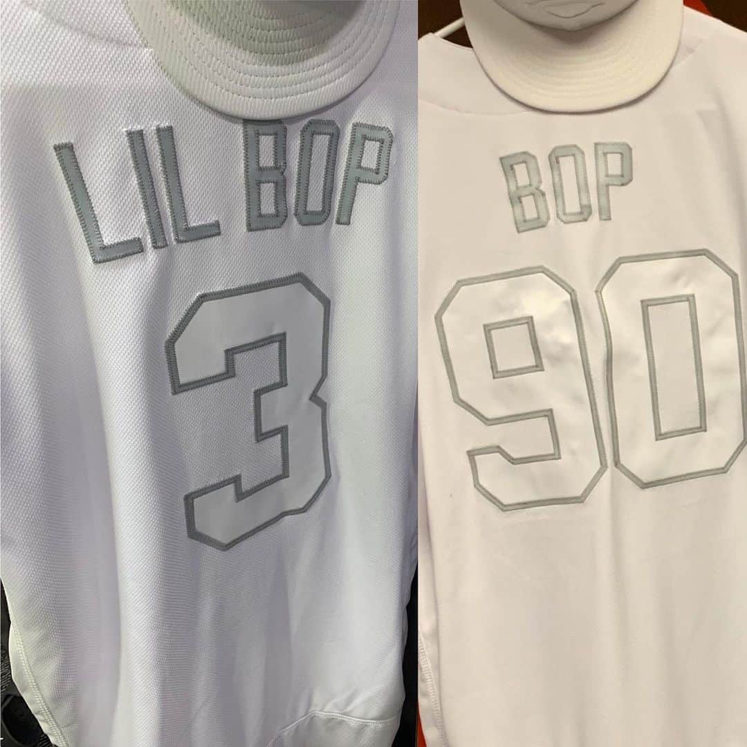 デライノ・デシールズ・ジュニアのインスタグラム：「Like father like son #playersweekend」