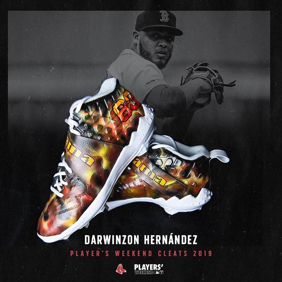 ボストン・レッドソックスさんのインスタグラム写真 - (ボストン・レッドソックスInstagram)「Those #PlayersWeekend spikes tho 🔥」8月24日 5時22分 - redsox