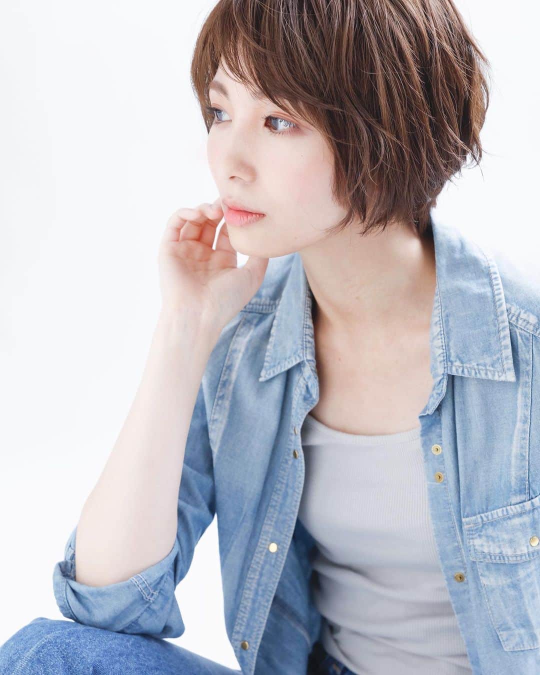 サキさんのインスタグラム写真 - (サキInstagram)「デニムonデニム👖 hair @naoki___sugawara」8月24日 8時03分 - saki.h912