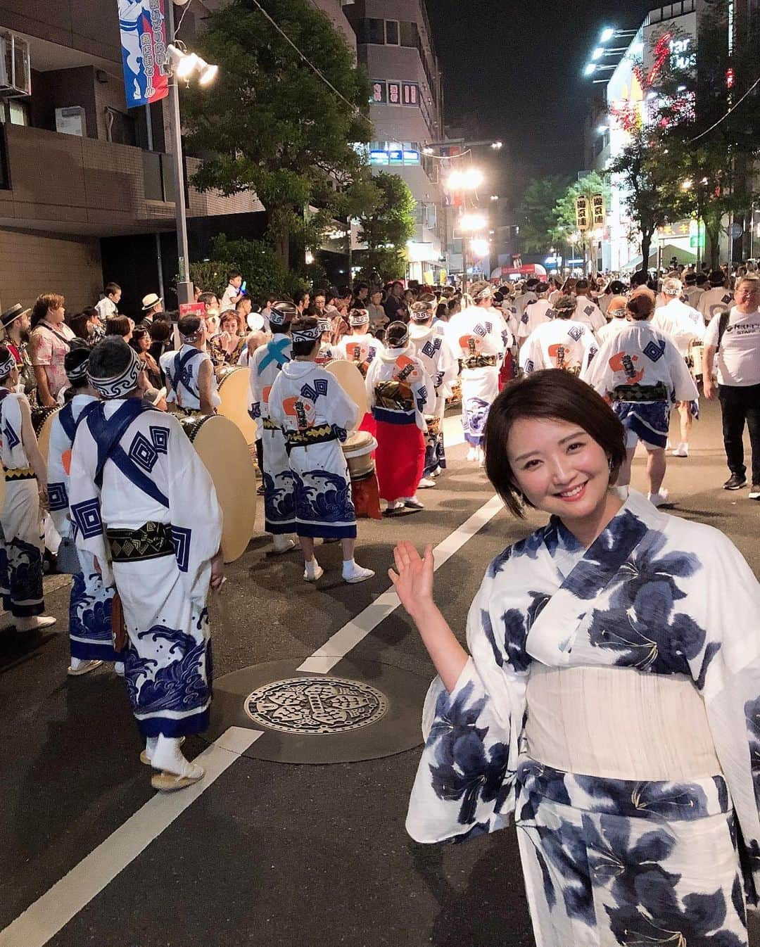 白石小百合さんのインスタグラム写真 - (白石小百合Instagram)「. YUKATA DAYS at 阿波踊り高円寺👘💕 #浴衣 #ゆかた #夏 #東京の夏 #お祭り #阿波踊り #百合柄 #百合 #japan #japanesewoman #summer #happy #photooftheday #summerfestival #SNS掲載許可を一言いただきましたが不都合あればご連絡くださいませ」8月24日 20時11分 - sayurishirais