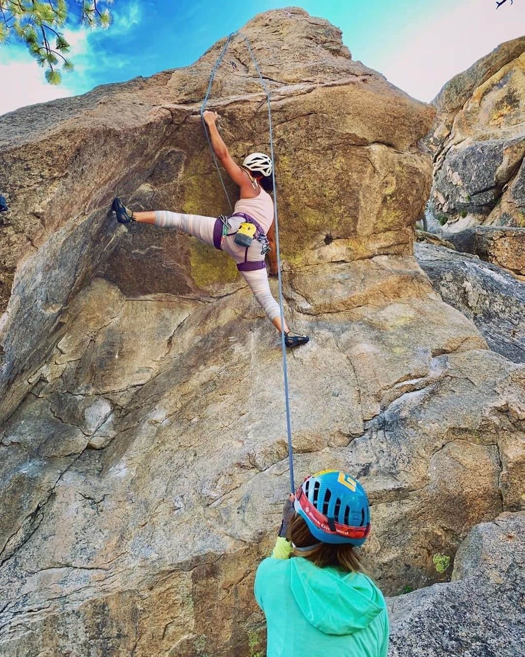 REIさんのインスタグラム写真 - (REIInstagram)「We hope you're soaring skyward this #GlobalClimbingDay. (Whether that's roped up, in the gym or even just clambering on the monkey bars at your local park.) Photo: @megnificentmiles in San Bernardino National Forest, #California. #OptOutside」8月24日 21時00分 - rei