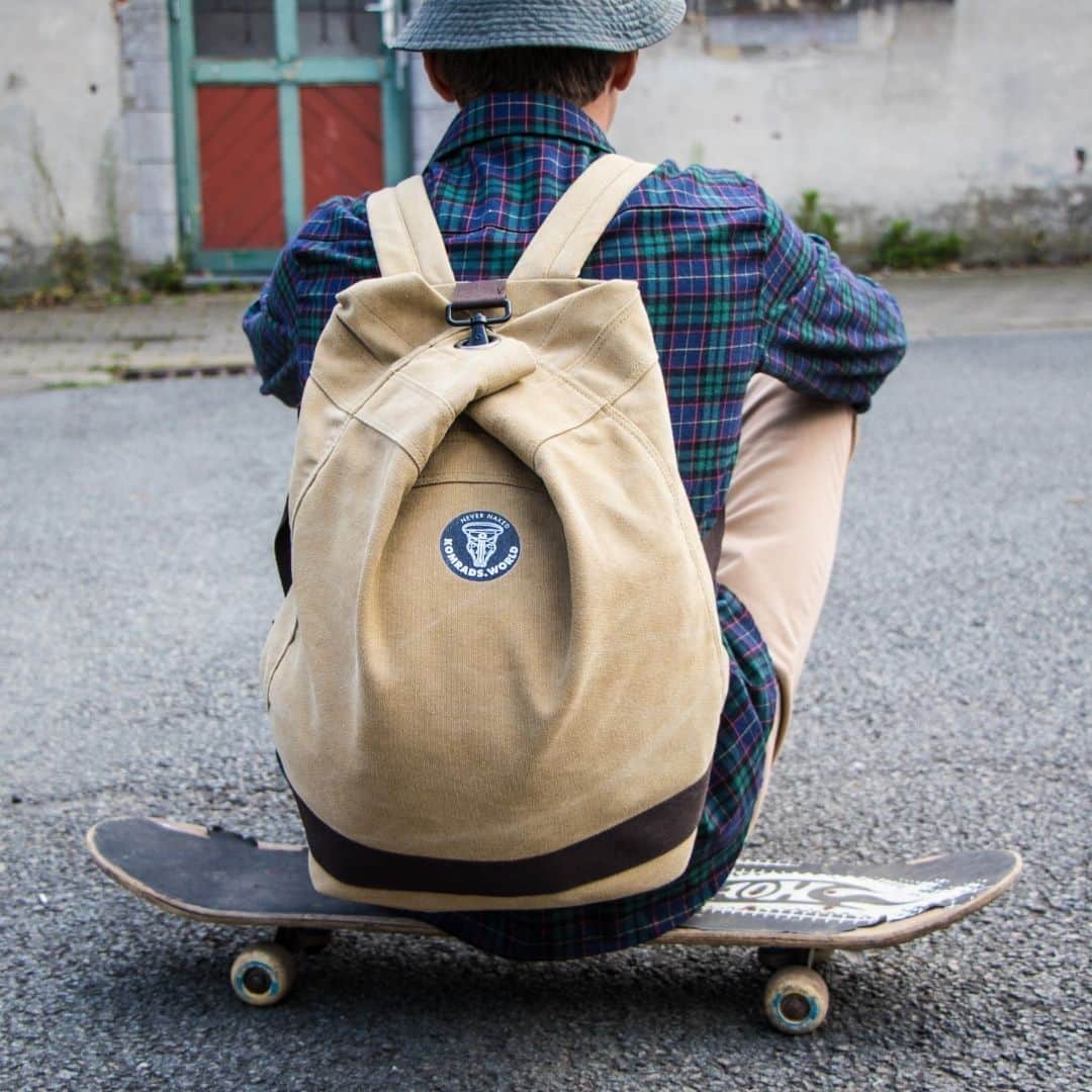 のインスタグラム：「Welcome to our newbies: Belgrado backpacks. Made with love.⁠ #komrads #komradinvasion #backpack #exploretheworld」