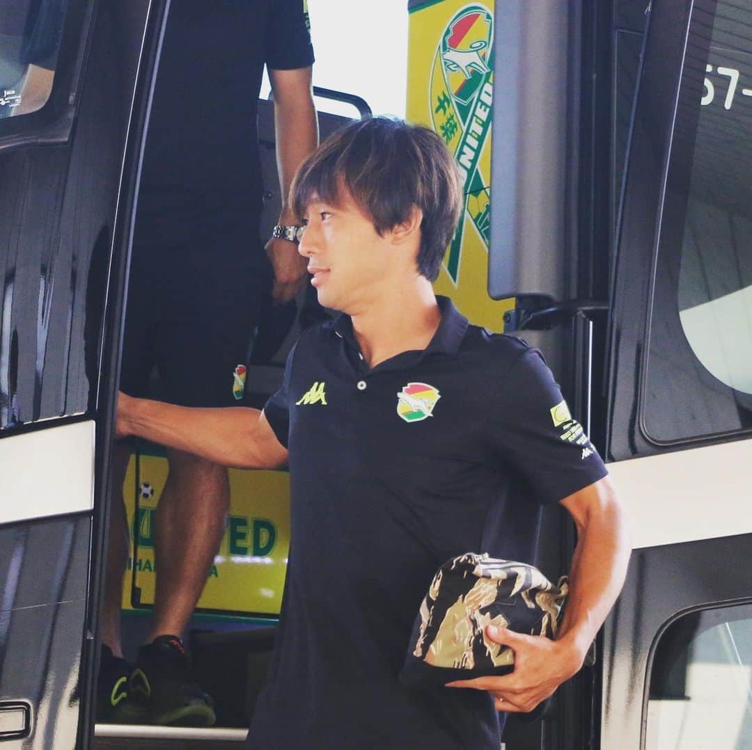 ジェフユナイテッド市原・千葉のインスタグラム：「チームのバスがフクダ電子アリーナに到着！ #jefunited #jef #ジェフ千葉 #ヴァンフォーレ甲府 #明治安田生命J2リーグ #Jリーグ #jleague」