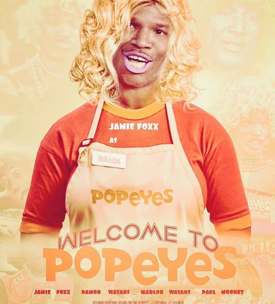 ジェイミー・フォックスさんのインスタグラム写真 - (ジェイミー・フォックスInstagram)「Well damn.... internet undefeated… Yall ain’t shit for this… Ha ha ha ha #backonmyfunnyshit Popeyes the movie…」8月24日 16時43分 - iamjamiefoxx