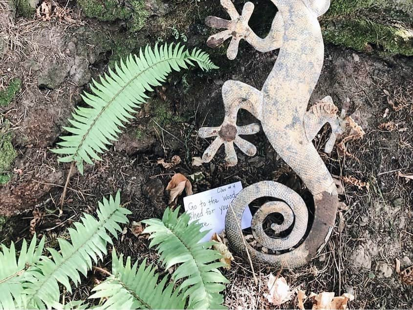 大橋菜央さんのインスタグラム写真 - (大橋菜央Instagram)「“Do you know treasure man who is living this forest?  He he he” Grandma’s garden turned into the adventure world!  Yes! It was a heart-warming day♡ . . . “ここの森に住んでいるTreasure manは知ってる？きっと楽しいことが起こると思うわ！ふふふ” と言ってたGrandmaのクレア . なんと子供達のために仕掛けてくれていたのは Treasure hunt💎 . -“I’m a treasure man - go to bike for your first clue”- . りんちゃんが自転車にかけよるとそこには次のメッセージが🚲 . ”lizard”や”window” “signboard”など 普通の庭にはない単語が沢山入っているのに 探すと全部見つかる面白い庭 . 宝を探しながら、クレアのアートを辿りながら、大きな木の後ろにみつけたのは おもちゃがぎっしり入った赤い袋 . 喜んだのは子供たちだけじゃなく 一緒に宝を探した大人も、仕掛けた大人も . 何年何十年たっても覚えているのは きっとこんな日のこと☺️ . . . #bbq #treasurehunter #宝さがし #生後18ヶ月 #1歳6ヶ月 #1歳半 #sunglassesbaby #microfashion #summer2019 #ポートランド  #oregon  #たれ眉 #portlandoregon #夏休み2019 #beautifulnature #ポートランド生活 #portlandtrip #ポートランド #夏休み #naoliving_portland」8月24日 16時49分 - naoliving