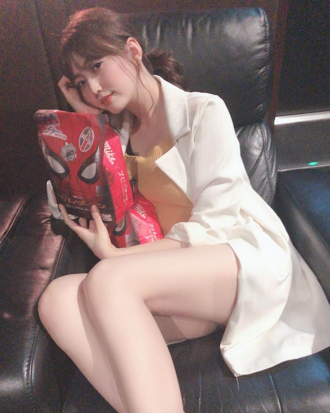 岩﨑名美さんのインスタグラム写真 - (岩﨑名美Instagram)「ポップコーンはグリーンカレー味が１番好きみたいです。🍿」8月24日 16時52分 - nami_iwasaki