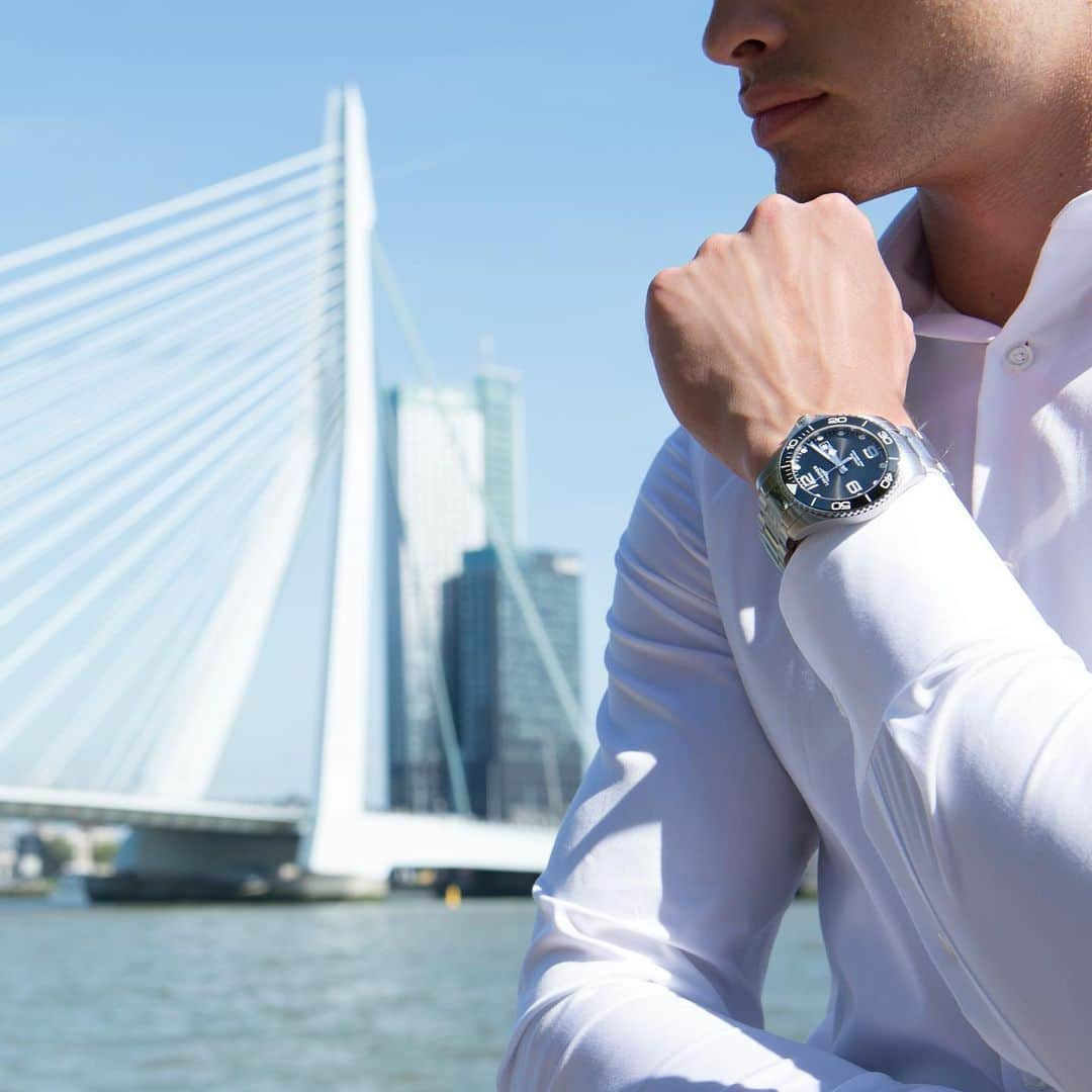 ロンジンさんのインスタグラム写真 - (ロンジンInstagram)「#Longines Family Member, @matt_harnacke, sporting the #LonginesHydroConquest - Official Watch of the Longines FEI European Championships 2019 in Rotterdam.」8月24日 17時02分 - longines