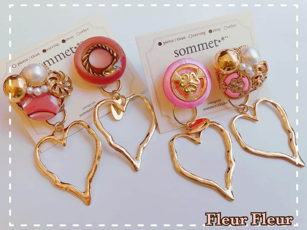 のインスタグラム：「[心心系列💖］ .  呢個品牌不設留貨🙏🏻 我哋接受銀行過戶或者PayPal或者payme👌🏻 由於耳環數量有限 售完即止！ . [ORDER注文方法? 📝] 歡迎WhatsApp/ Fb inbox查詢 電話☎️：2508-1662 / 5572-9458 WhatsApp📱：5572-9458 . #ハンドメイドアクセサリー#fukuoka」