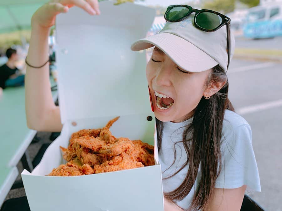 中田早保さんのインスタグラム写真 - (中田早保Instagram)「. 初めましてのPOPeYeS🍖 カリっじゅわぁ〜な感じで最高😍 .  #横須賀#米軍基地#夏休み#popeyes#ポパイズ#chicken#America#food」8月24日 17時51分 - saho_02