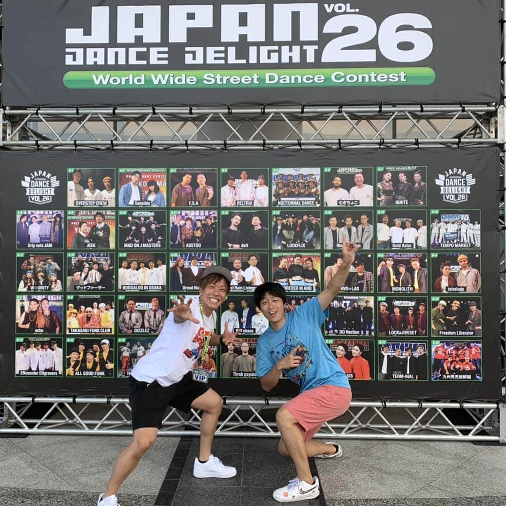 のインスタグラム：「「JAPAN DANCE DELIGHT」を 見にパシフィコ横浜へ！ 皆様ダンス上手すぎ！ 当たり前か！ #しみけん #シューマッハ #JAPANDANCEDELIGHT」