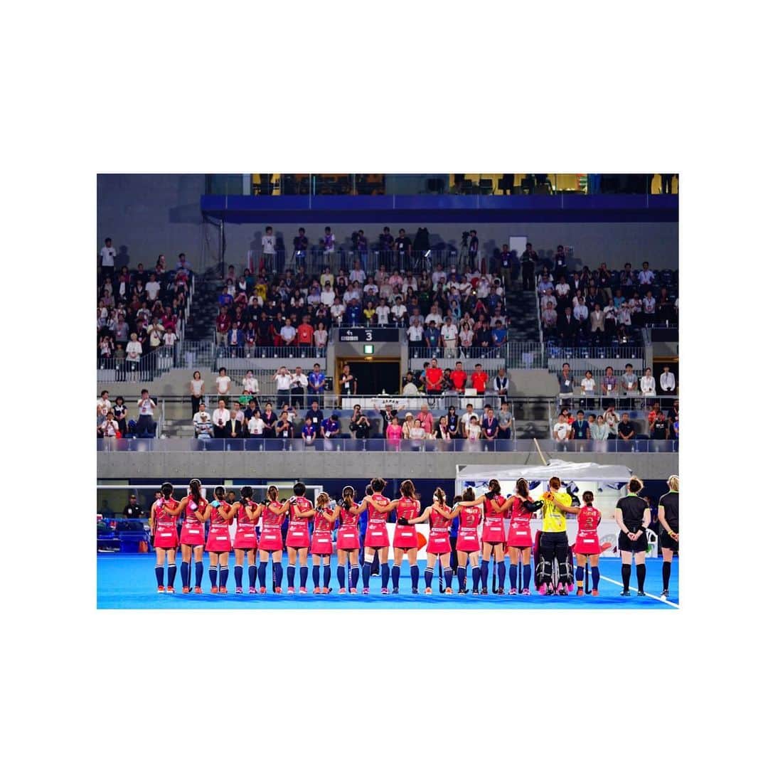 三橋亜記のインスタグラム：「. READY STEADY TOKYO たくさんの応援、サポートありがとうございました🙇🏽‍♀️🌟🌟 #readysteadytokyo #tokyo2020 #hockey #sakurajapan  Photo by Shuhei Kaneko/ MYHOCKEY」