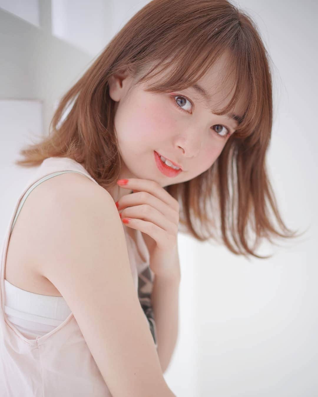 伊藤美羽さんのインスタグラム写真 - (伊藤美羽Instagram)「. いつもピンクのメイクばっかり😂 💗💗」8月24日 19時22分 - miumiu.1230