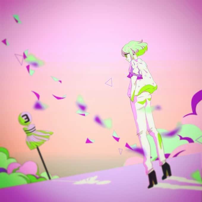 Kiyomi Aritakeのインスタグラム：「#らくがき 色合いをパキッとさせた。メリハリ」
