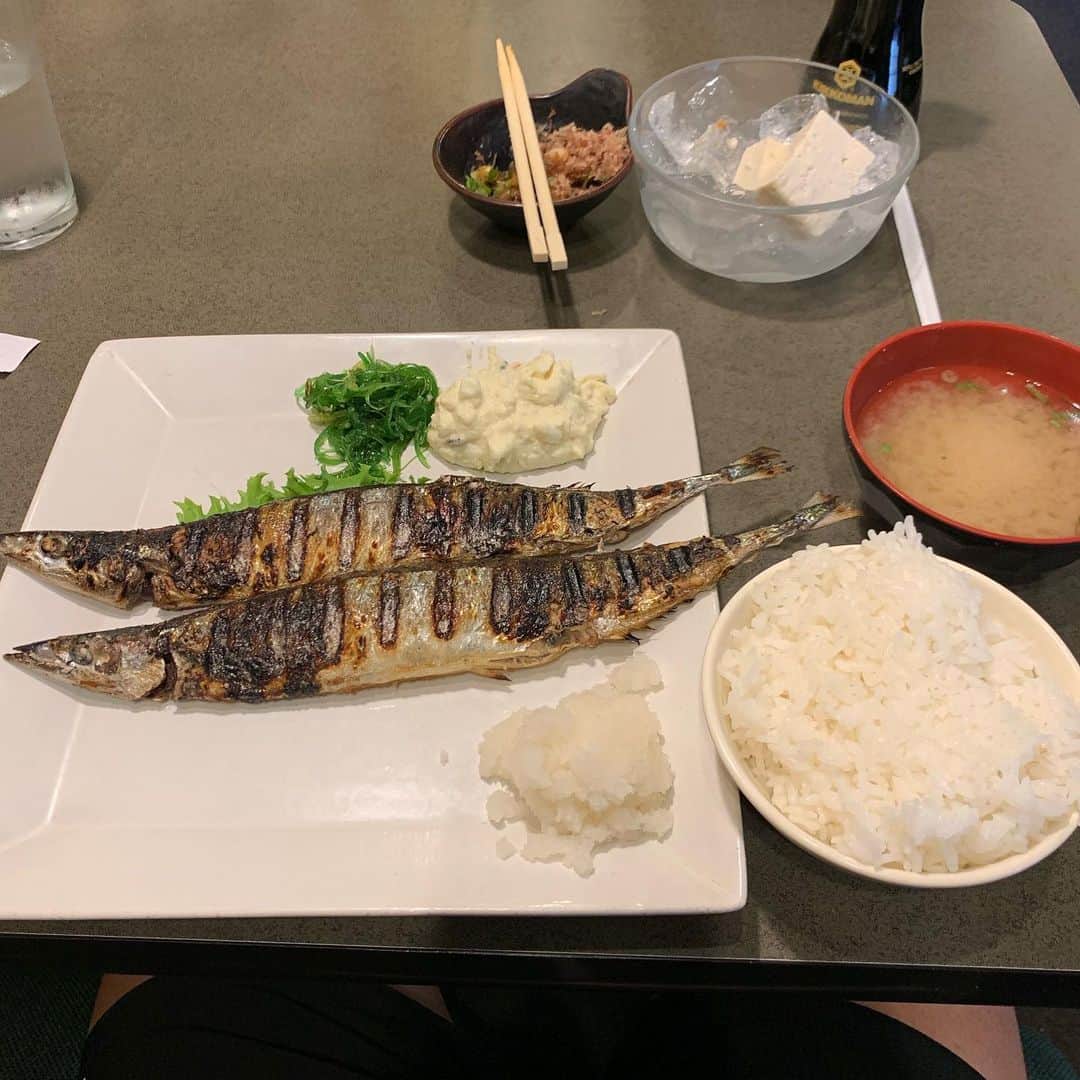 KUSHIDAさんのインスタグラム写真 - (KUSHIDAInstagram)「肉厚なサンマ！に出会えました Aji Ten Japanese restaurant」8月25日 5時54分 - kushida_ts