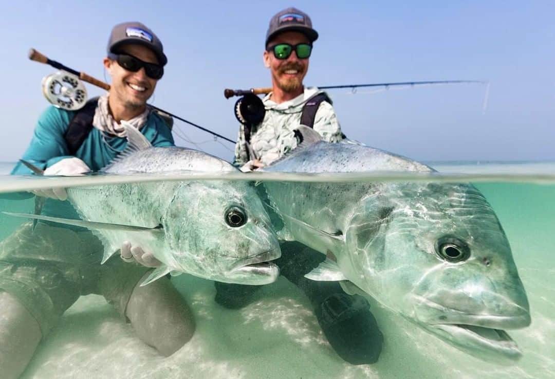 Costa Sunglassesのインスタグラム：「One-two punch. 📷: @theflyfishingnation #SeeWhatsOutThere」