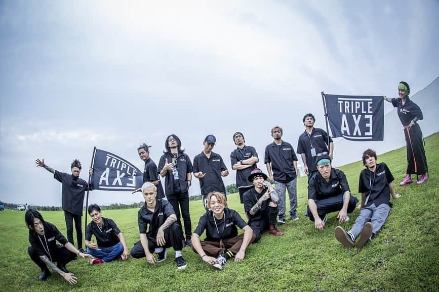 Masato さんのインスタグラム写真 - (Masato Instagram)「TRIPLE AXE TAKEOVER  #ワイバン  #TAT19 Photos by @hayachinphoto」8月24日 22時15分 - masato_coldrain