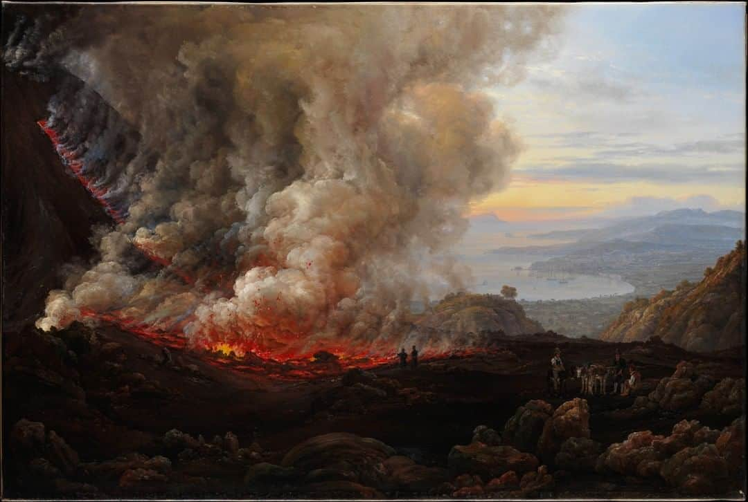 メトロポリタン美術館さんのインスタグラム写真 - (メトロポリタン美術館Instagram)「For centuries, scholars generally agreed that the famous eruption of #MountVesuvius that buried Pompeii and Herculaneum occurred on August 24, 79 A.D.—until just last year! 🌋 🔍 In 2018, archaeologists uncovered a new inscription indicating it may have actually occurred on October 24, two whole months later. ⁣ ⁣ In the early 18th century, the pristinely preserved ash-covered sites were discovered and have been the subject of global fascination ever since. In December 1820, Norwegian painter Johan Christian Dahl visited Vesuvius to witness its eruptions up close. He immediately made an oil sketch that served as the basis for 👆 this work, completed four years later for Prince Christian Frederik, later King Christian VIII of Denmark. #Pompeii⁣ ⁣ 🎨 Johan Christian Dahl (Norwegian, 1788–1857). An Eruption of #Vesuvius, 1824. Oil on canvas. On view in Gallery 807. #TheMet」8月24日 22時46分 - metmuseum