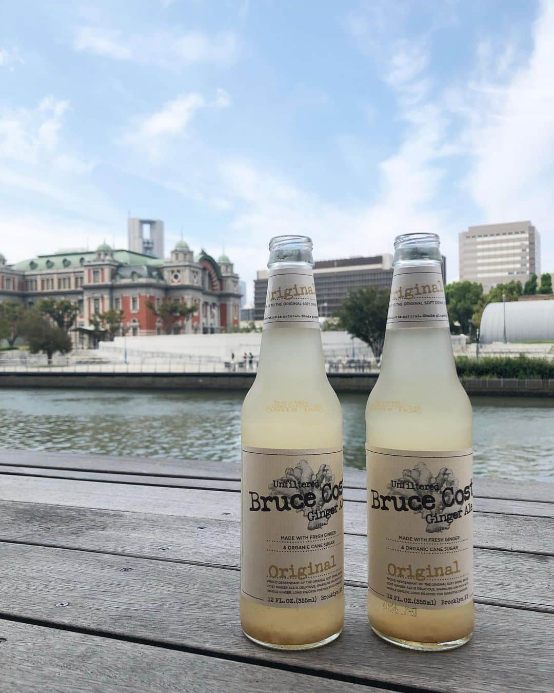 のインスタグラム：「この前、行ったとこ🌤 ジンジャエールすっき🍾💝 #brooklynroastingcompanykitahama」