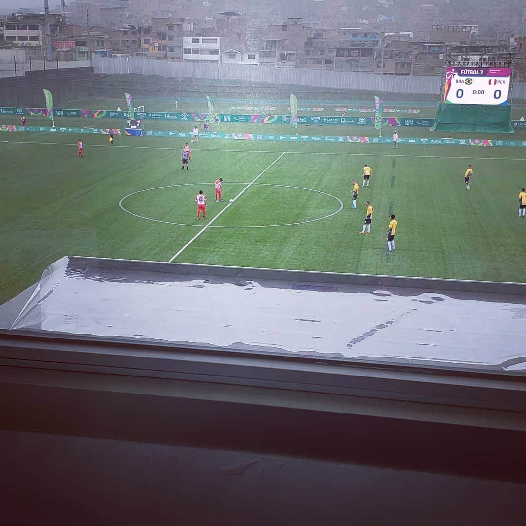 PJクォンさんのインスタグラム写真 - (PJクォンInstagram)「Moments before the start of my own  #parapanamericanos journey #lima2019 #jugamostodos #football7aside⚽️ #excited @vanwagner_productions」8月24日 23時31分 - pjkwong