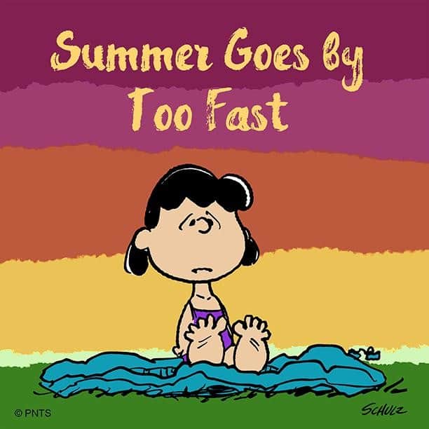 スヌーピーさんのインスタグラム写真 - (スヌーピーInstagram)「Why does Summer always go by so fast?!」8月24日 23時36分 - snoopygrams
