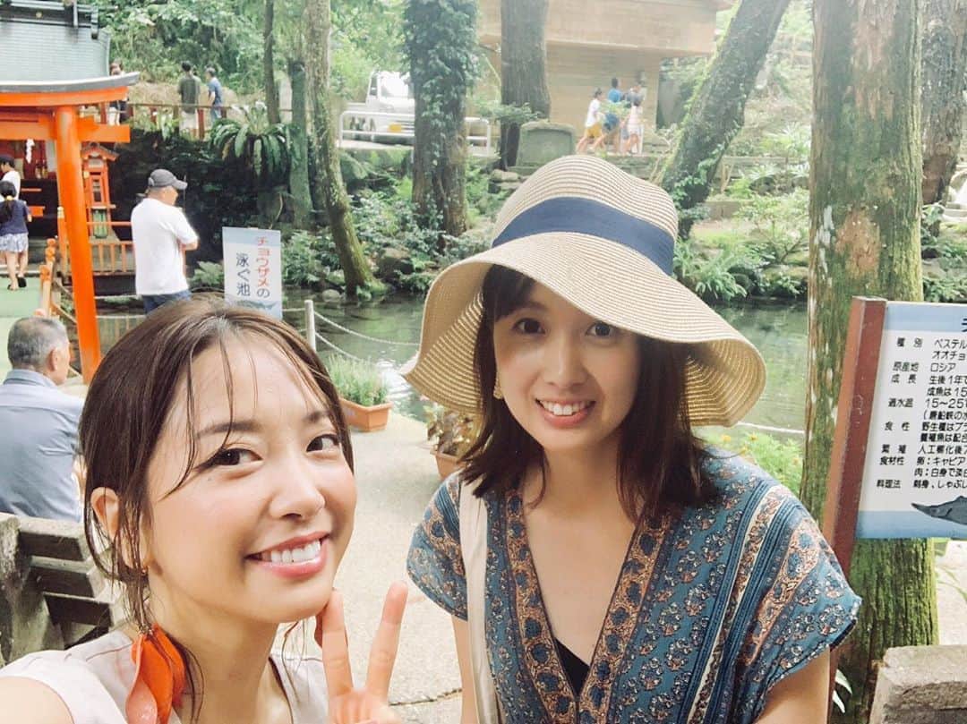 のインスタグラム：「もう先週の話になっちゃうけど お盆休みは東京からみさ乃ちゃんが鹿児島に🤗 台風でスケジュールがガンガン変わっちゃったけど会えて本当に良かった☺️仕事人間のみさ乃ちゃんはいい刺激をもらえました🥺、 ・ つぎはリベンジ種子島🏄‍♀️ ・ #みんなsweetみてね #それかオトナミューズ #鹿児島#種子島#お盆#指宿#プチ旅#やまななtrip#西郷どん」