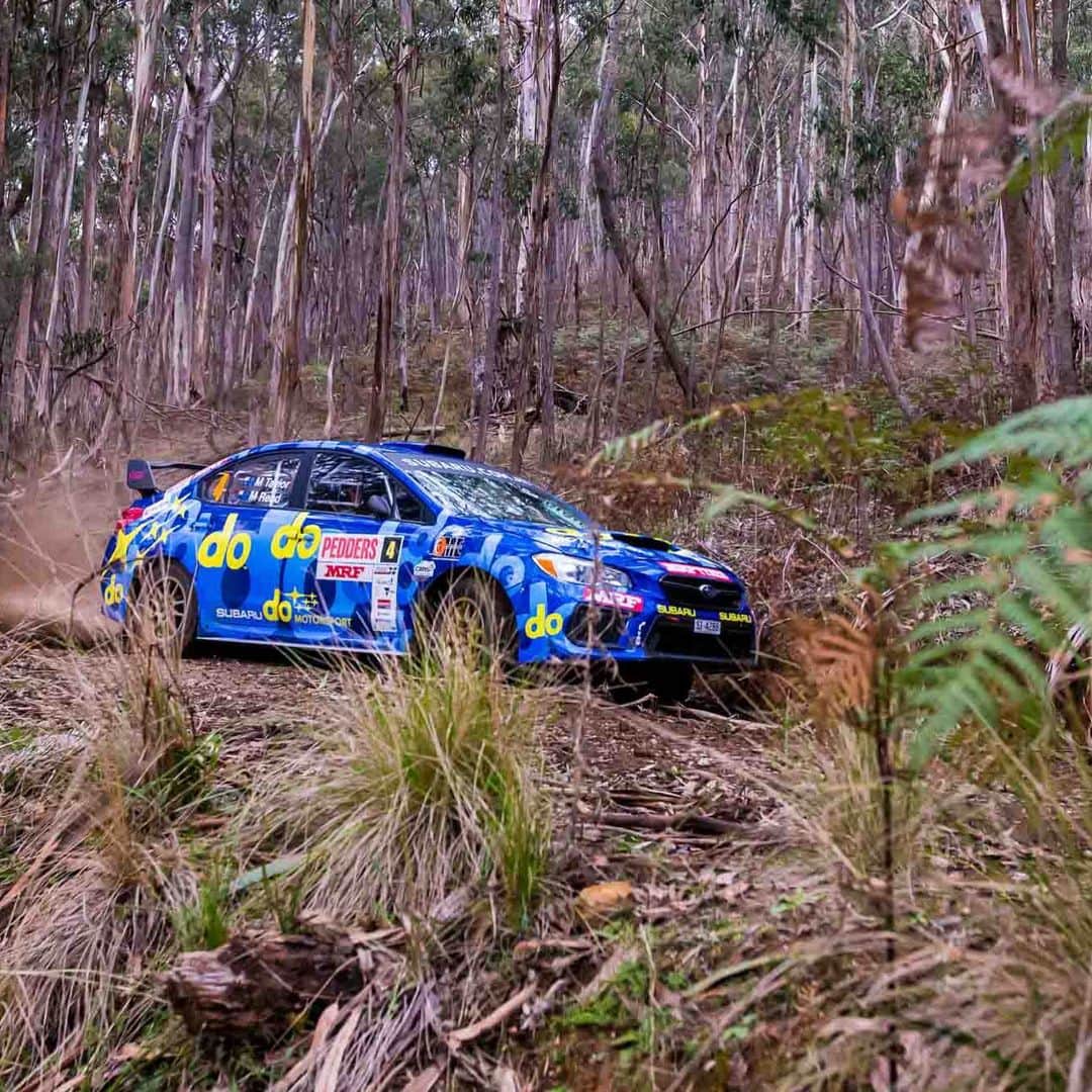 Subaru Australiaさんのインスタグラム写真 - (Subaru AustraliaInstagram)「On SS4, the second stage this morning, the #SubarudoMotorsport team hit a tree stump. @molly_rally and @mreadwrc were not injured. Damage to a chassis rail and other components required extensive repair at service and the Orange Motorsport team’s valiant efforts enabled the vehicle to restart Heat Two and accrue valuable championship points. However, unresolved mechanical issues from this morning’s incident prevented the team from competing at speed.」8月25日 15時19分 - subaruaustralia