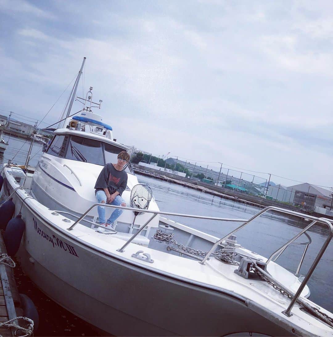 濱本和真のインスタグラム：「早起きして釣りしてきた🎣 釣りなんていつ以来だろ？」