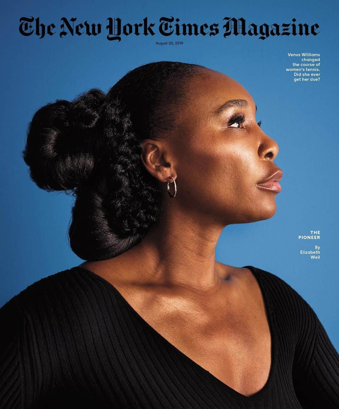 セリーナ・ウィリアムズさんのインスタグラム写真 - (セリーナ・ウィリアムズInstagram)「My amazing sister @venuswilliams covers New York Times magazine. I look up to her so much. She’s my rock and a huge reason for my career. I love you Vee.」8月25日 7時00分 - serenawilliams