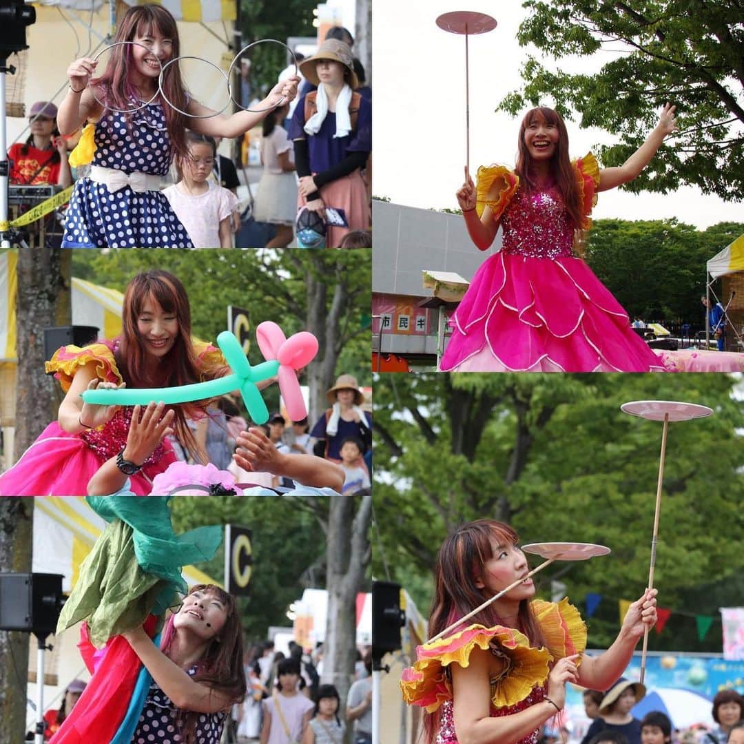 のインスタグラム：「#アートタウンつくば 1日目、ご覧にいただいた皆様！ありがとうございました😊 本日も出演させていただきます！」