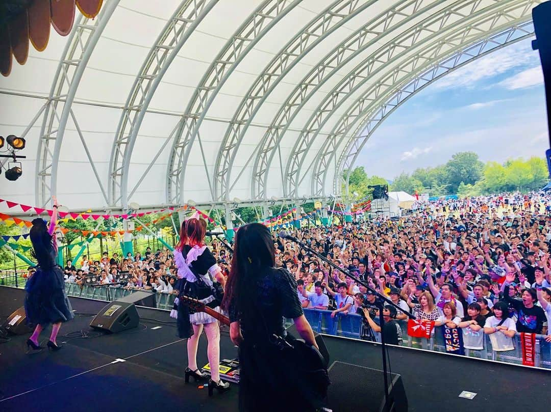 BAND-MAIDさんのインスタグラム写真 - (BAND-MAIDInstagram)「#bandmaid #worlddomination #wdbm #monsterbash #モンバス」8月25日 11時34分 - bandmaid.jp